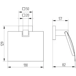 Avenarius Serie 420 Papierhalter Mit Deckel