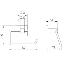 Avenarius Serie 420 Papierhalter Ohne Deckel