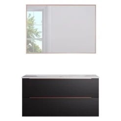 Pianura Lucia Badmöbel Set 102 Cm Mit LED-Lichtspiegel