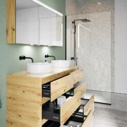 Burgbad Lin20 Waschtischunterschrank Mit Konsolenplatte 140 Cm, 6 Auszüge, Beckenausschnitt Links Und Rechts 21 Burgbad Lin20 Waschtischunterschrank Mit Konsolenplatte 140 Cm, 6 Auszüge, Beckenausschnitt Links Und Rechts -Badwelt Verkauf burgbad lin20 waschtischunterschraenke waschtischunterschrank mit konsolenplatte 10608260