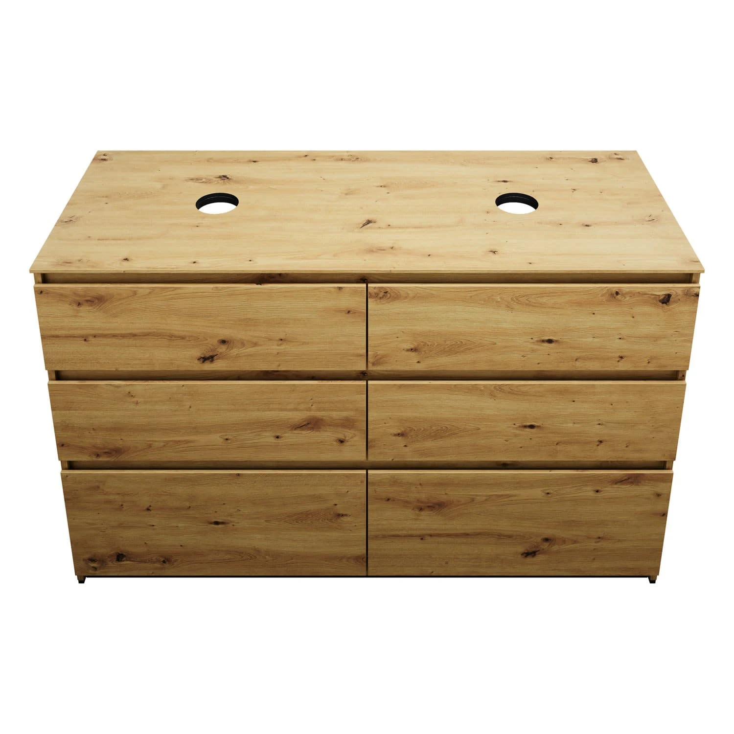 Burgbad Lin20 Waschtischunterschrank Mit Konsolenplatte 140 Cm, 6 Auszüge, Beckenausschnitt Links Und Rechts 4 Burgbad Lin20 Waschtischunterschrank Mit Konsolenplatte 140 Cm, 6 Auszüge, Beckenausschnitt Links Und Rechts – Bild 2