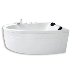 Caribia Delta XL Premium Whirlpool 180 X 130 Cm Ohne Schürze, Für Ecke Rechts