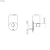 Dornbracht XTool UP-Thermostat Ohne Mengenregulierung 1/2" 1 Dornbracht XTool UP-Thermostat Ohne Mengenregulierung 1/2" -Badwelt Verkauf dornbracht universalartikel xtool up thermostat ohne 4297051