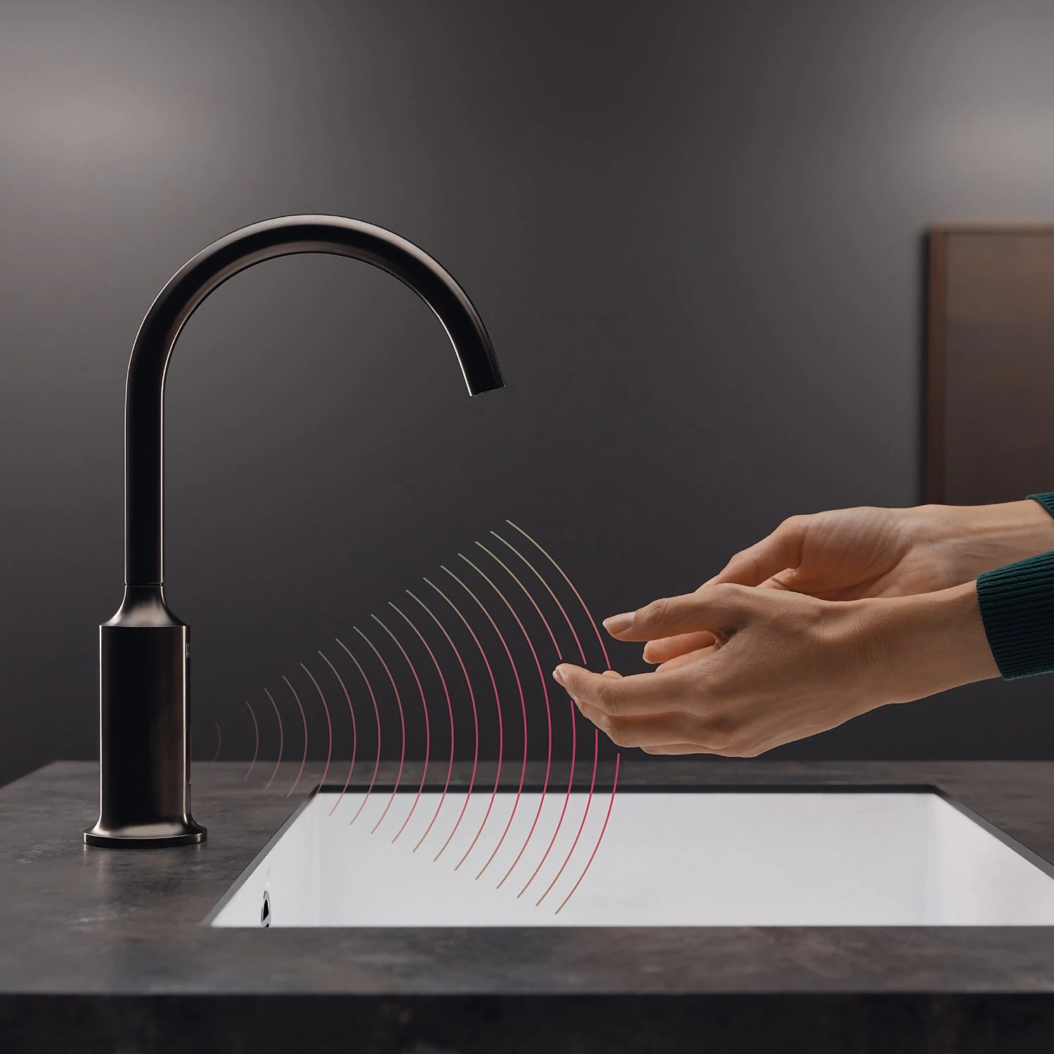 Dornbracht VAIA Waschtischarmatur Mit Infrarot-Sensorik, Batterie- Und Netzbetrieb 3 Dornbracht VAIA Waschtischarmatur Mit Infrarot-Sensorik, Batterie- Und Netzbetrieb