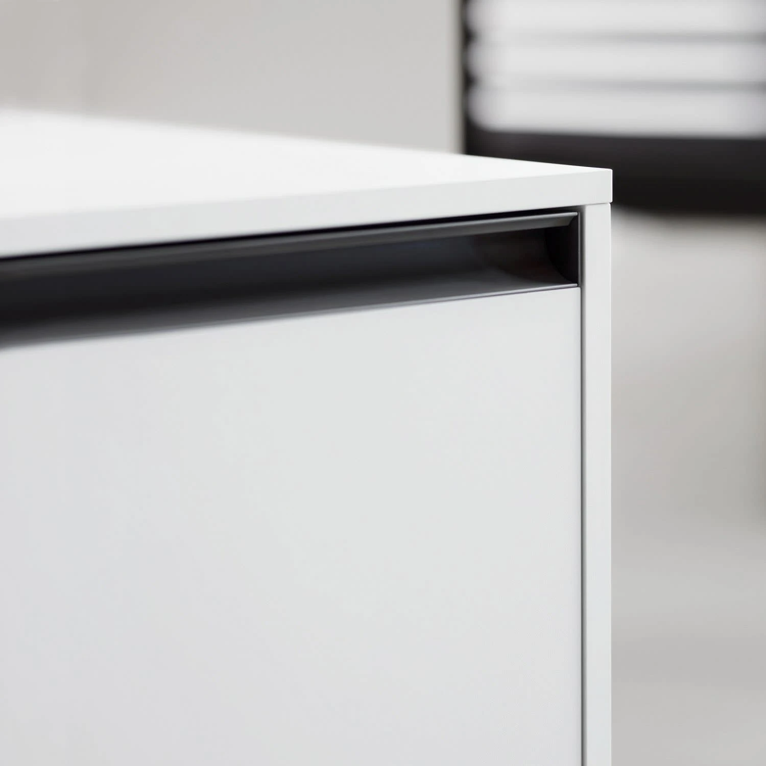 Duravit Ketho.2 Konsolenwaschtischunterbau Wandhängend, 2 Auszüge, Becken Rechts, 140 Cm 3 Duravit Ketho.2 Konsolenwaschtischunterbau Wandhängend, 2 Auszüge, Becken Rechts, 140 Cm