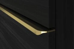 Duravit D-Neo Konsolenwaschtischunterbau Für 2 Waschtische 140 X 66,4 Cm, 4 Auszüge, Griff Gold Poliert