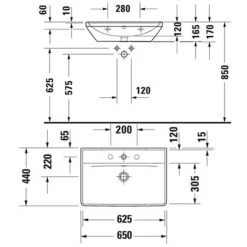 Duravit D-Neo Waschtisch 65 Cm, Mit 1 Hahnloch Und Überlauf 13 Duravit D-Neo Waschtisch 65 Cm, Mit 1 Hahnloch Und Überlauf -Badwelt Verkauf duravit neo waschtische 65 cm mit 4316206