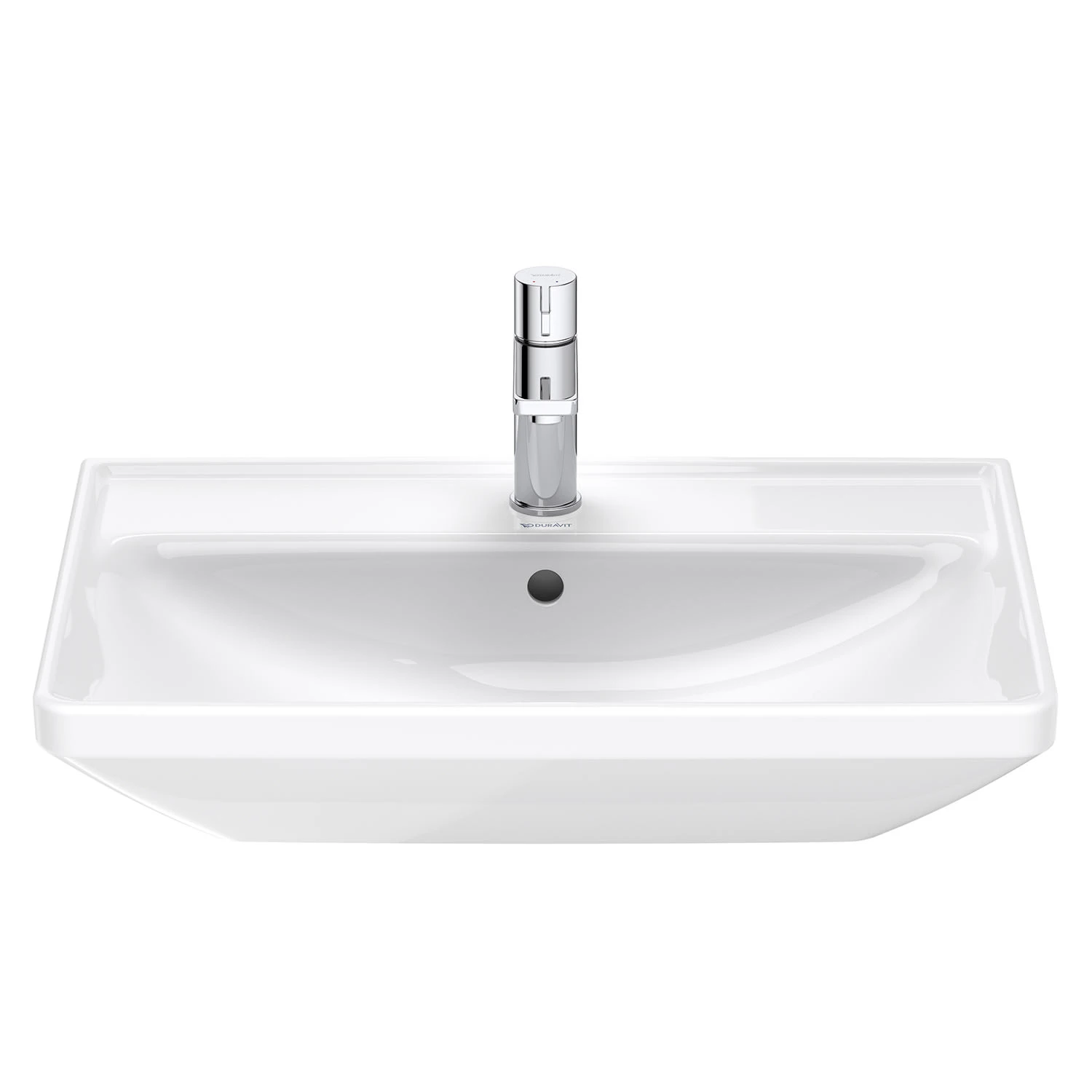 Duravit D-Neo Waschtisch 65 Cm, Mit 1 Hahnloch Und Überlauf 8 Duravit D-Neo Waschtisch 65 Cm, Mit 1 Hahnloch Und Überlauf – Bild 6