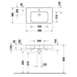 Duravit Soleil By Starck Möbelwaschtisch 80 X 48 Cm 16 Duravit Soleil By Starck Möbelwaschtisch 80 X 48 Cm -Badwelt Verkauf duravit soleil by starck waschtische moebelaschtisch 8195371