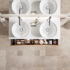 Duravit White Tulip Konsolenwaschtischunterbau Mit Ausschnitt Links 160 X 40,8 Cm, 4 Auszüge, Grifflos, Mit Zusatzmodul "J" Und LED-Licht -Badwelt Verkauf duravit white tulip badmoebel waschtischunterbauten konsolenwaschtischunterbau 8496775