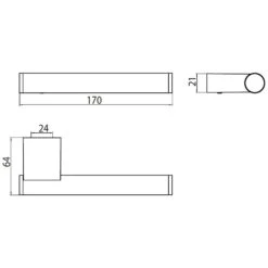 Emco System 2 Reservepapierhalter