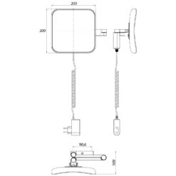 Emco Evo LED Rasier- Und Kosmetikspiegel Mit Spiralkabel Und Stecker Mit 5-fach Vergrößerung 7 Emco Evo LED Rasier- Und Kosmetikspiegel Mit Spiralkabel Und Stecker Mit 5-fach Vergrößerung -Badwelt Verkauf emco kosmetikspiegel evo led rasier und 3893876