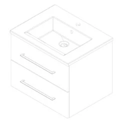 Fackelmann B.perfekt Waschtischset 60 Cm 13 Fackelmann B.perfekt Waschtischset 60 Cm -Badwelt Verkauf fackelmann b perfekt waschtischset 60 cm 10061456