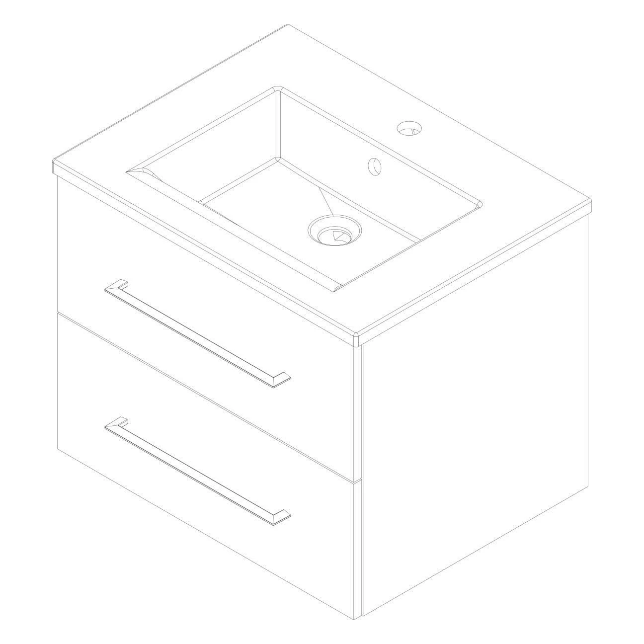 Fackelmann B.perfekt Waschtischset 60 Cm 6 Fackelmann B.perfekt Waschtischset 60 Cm – Bild 4