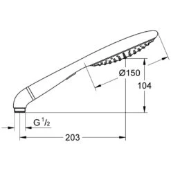 GROHE Rainshower Solo Handbrause