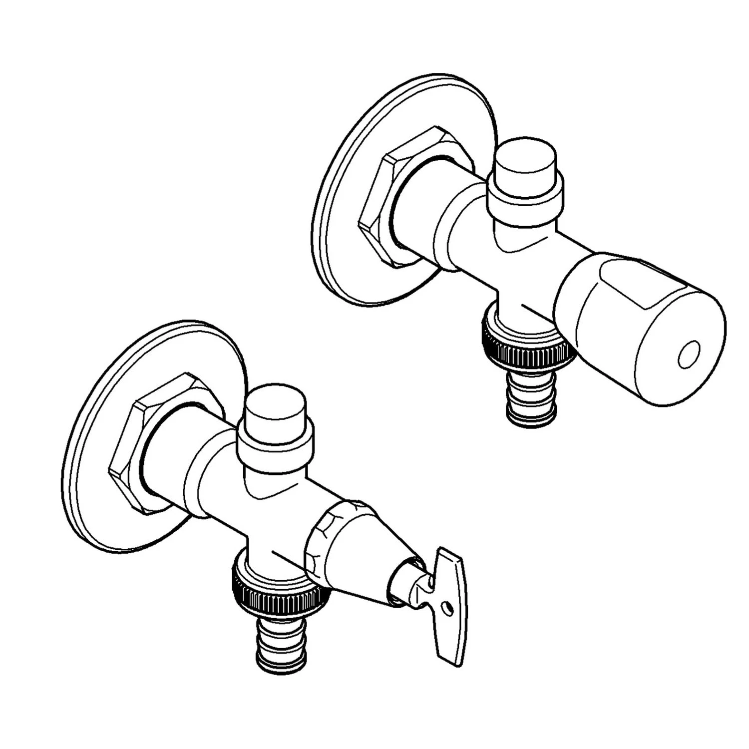 GROHE Eggemann Eurotec-Bausatz Außenwandventil 3 GROHE Eggemann Eurotec-Bausatz Außenwandventil