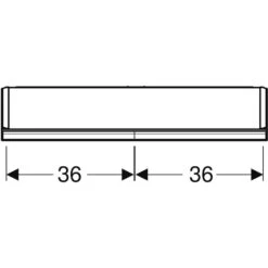 Geberit ONE Spiegelschrank, ComfortLight, 2 Türen, AP-Montage, 75 Cm -Badwelt Verkauf geberit badkeramik und badmoebel one spiegelschrank 7220631