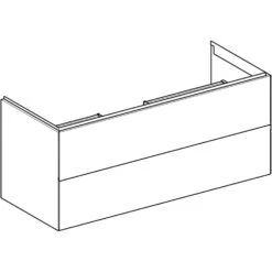 Geberit ONE Waschtischunterschrank, 2 Schubladen, 120 Cm -Badwelt Verkauf geberit badkeramik und badmoebel one waschtischunterschrank 7219557