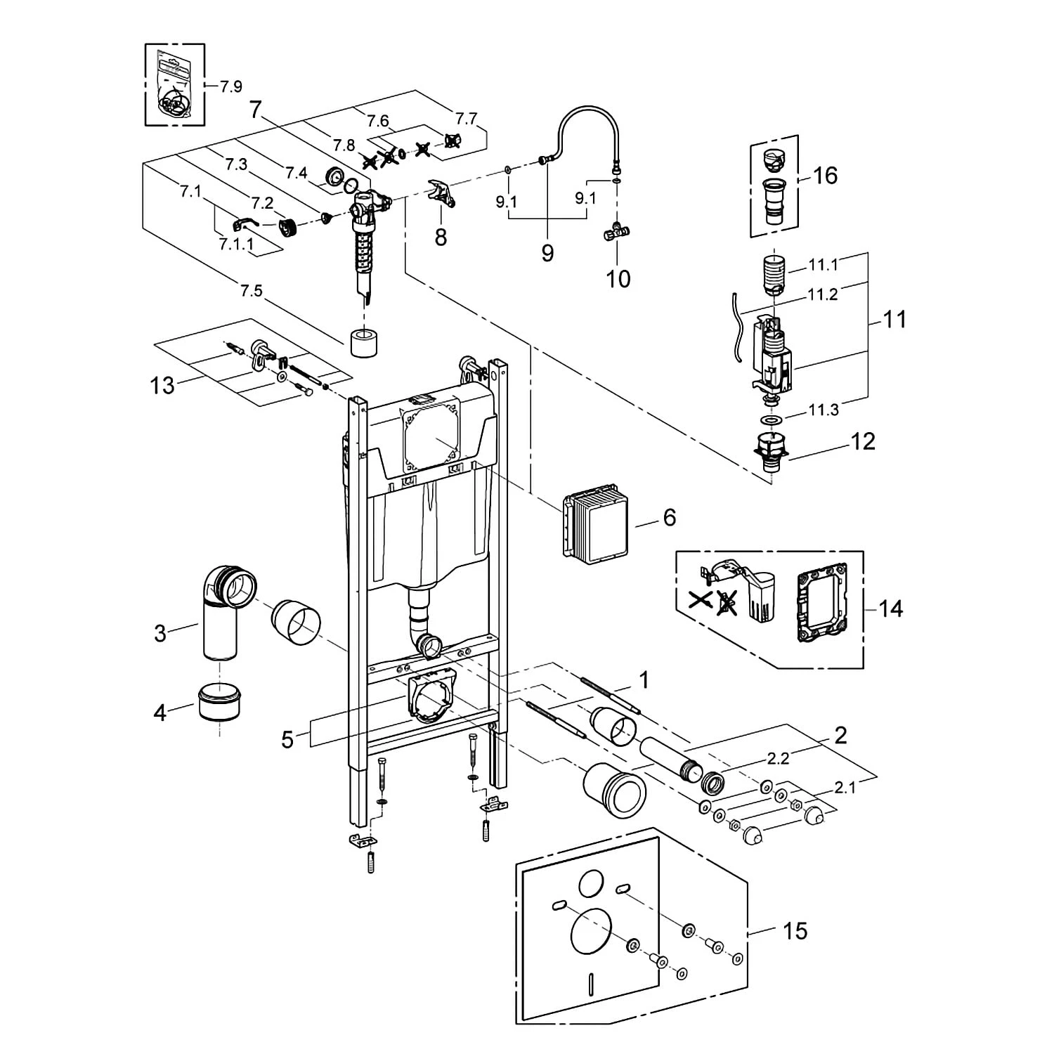 GROHE Solido 5 In 1-Set Für WC Mit Euro-Keramik Tiefspül-WC, Bauhöhe 113 Cm 4 GROHE Solido 5 In 1-Set Für WC Mit Euro-Keramik Tiefspül-WC, Bauhöhe 113 Cm – Bild 2