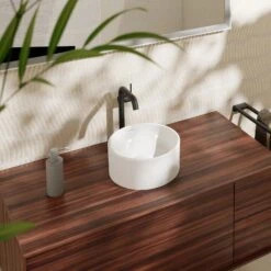 Hansgrohe Xuniva S Aufsatzwaschtisch Rund Ø 30 Cm -Badwelt Verkauf hansgrohe badkeramik xuniva aufsatzwaschtisch rund dm 12115608