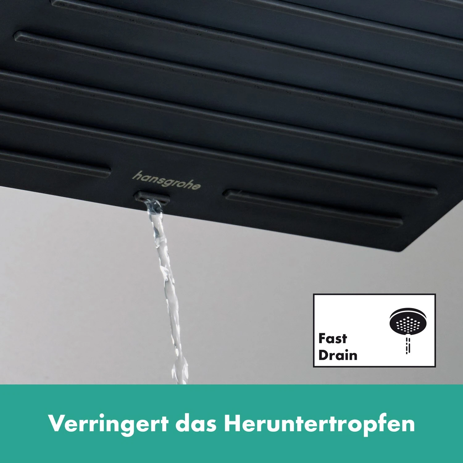 Hansgrohe Pulsify E Duschkopf 260 1 Strahlart EcoSmart, Eckig 8 Hansgrohe Pulsify E Duschkopf 260 1 Strahlart EcoSmart, Eckig – Bild 6