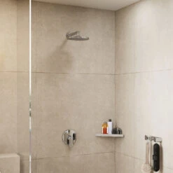 Hansgrohe Vernis Blend Kopfbrause 1jet -Badwelt Verkauf hansgrohe brausenprogramm kopfbrausen vernis blend 1jet 12195797