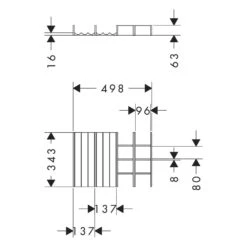 Hansgrohe IntraStoris Schubkasteninneinteilung Set 340 Für Waschtischschrank 118 Cm Breit 8 Hansgrohe IntraStoris Schubkasteninneinteilung Set 340 Für Waschtischschrank 118 Cm Breit -Badwelt Verkauf hansgrohe zubehoer badmoebel intrastoris schubkasteninneinteilung set 12123317