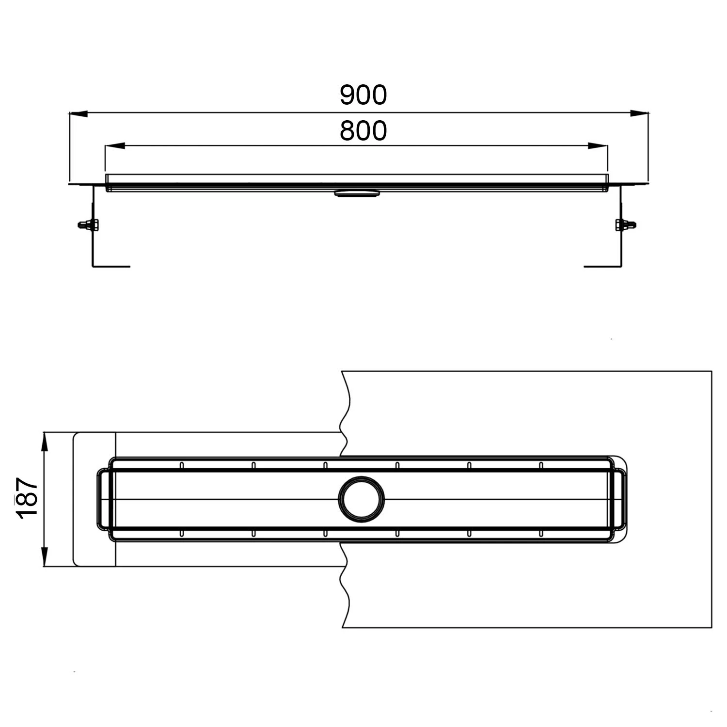 ACO ShowerDrain M+ Duschrinne 80 Cm 3 ACO ShowerDrain M+ Duschrinne 80 Cm