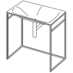 Bette Lux Shape Rahmengestell Für Waschtisch A172