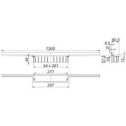 Dallmer CeraWall Individual Duschrinne 130 Cm -Badwelt Verkauf hersteller dallmer ablaufprofil cerawall 130 cm 3566516