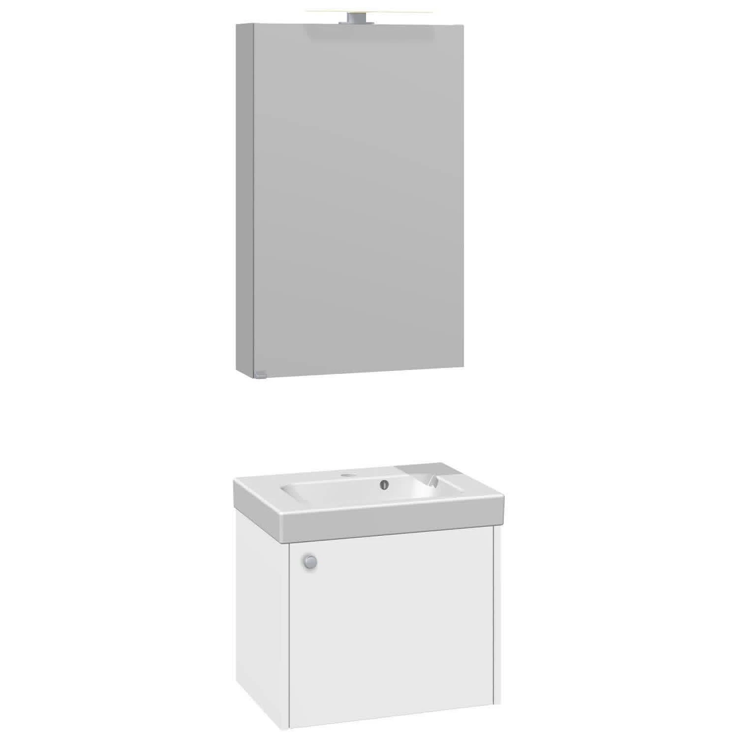 Dansani Play Möbelset Inkl. Spiegelschrank "E" Und Waschtischunterschrank Mit 1 Tür, 51 Cm 4 Dansani Play Möbelset Inkl. Spiegelschrank "E" Und Waschtischunterschrank Mit 1 Tür, 51 Cm – Bild 2