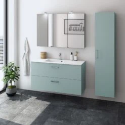 Dansani Play Möbelset Inkl. Spiegelschrank "E" Und Waschtischunterschrank Mit 2 Schubladen, 100,2 Cm -Badwelt Verkauf hersteller dansani play moebel sets mit 6438763