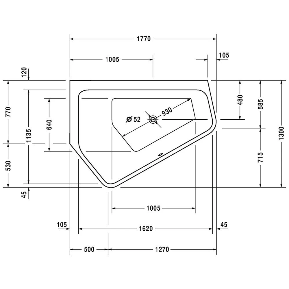 Duravit Paiova 5-Eck Whirlwanne 177 X 130 Cm Mit Combi-System L 3 Duravit Paiova 5-Eck Whirlwanne 177 X 130 Cm Mit Combi-System L