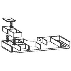 Duravit Einrichtungssystem Für Schubkasten Rechts Mit Siphonausschnitt 61 Cm