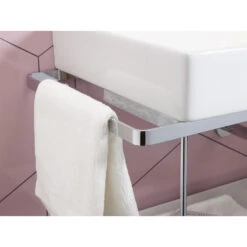 Duravit DuraSquare Metallkonsole, Bodenstehend 86,5 X 45,1 Cm 8 Duravit DuraSquare Metallkonsole, Bodenstehend 86,5 X 45,1 Cm -Badwelt Verkauf hersteller duravit durasquare zubehoer metallkonsole bodenstehend 8530291