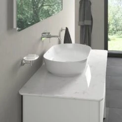 Duravit Luv Aufsatzbecken Ohne Hahnlochbank 70 X 40 Cm -Badwelt Verkauf hersteller duravit luv aufsatzwaschtische aufsatzbecken ohne 10954049