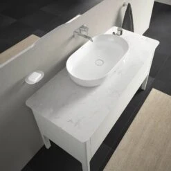 Duravit Luv Aufsatzbecken Ohne Hahnlochbank 70 X 40 Cm -Badwelt Verkauf hersteller duravit luv aufsatzwaschtische aufsatzbecken ohne 10954055