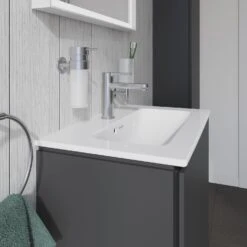 Duravit ME By Starck Möbelwaschtisch Compact Mit 1 Hahnloch 63 X 40 Cm -Badwelt Verkauf hersteller duravit me by starck waschtische 8598568