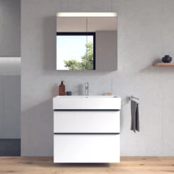 Duravit Vero Air Möbelwaschtisch Mit 1 Hahnloch 80 X 47 Cm, Mit Überlauf -Badwelt Verkauf hersteller duravit vero air moebelwaschtische 1 6994386