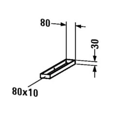 Duravit Handtuchhalter Für Konsolen 48 Cm