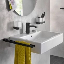 Emco Loft Black Handtuchhalter 41 Cm Schwenkbar