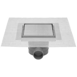 ESS Easy Drain Aqua Jewels Quattro Glas 20x20 Bodenablauf Komplettset