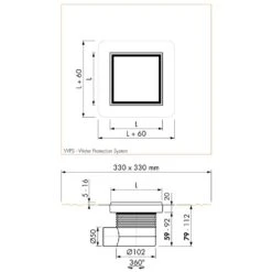 ESS Easy Drain Aqua Jewels Quattro Fliese 20x20 Bodenablauf Komplettset 9 ESS Easy Drain Aqua Jewels Quattro Fliese 20x20 Bodenablauf Komplettset -Badwelt Verkauf hersteller ess bodenablaeufe easy drain aqua 1006078