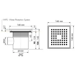 ESS Easy Drain Aqua Plus Quattro 15x15 Bodenablauf Komplettset 9 ESS Easy Drain Aqua Plus Quattro 15x15 Bodenablauf Komplettset -Badwelt Verkauf hersteller ess bodenablaeufe easy drain aqua 1006241