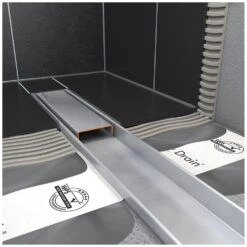 ESS Easy Drain Compact 50 FF Fliese 1000 Duschrinne Komplettset