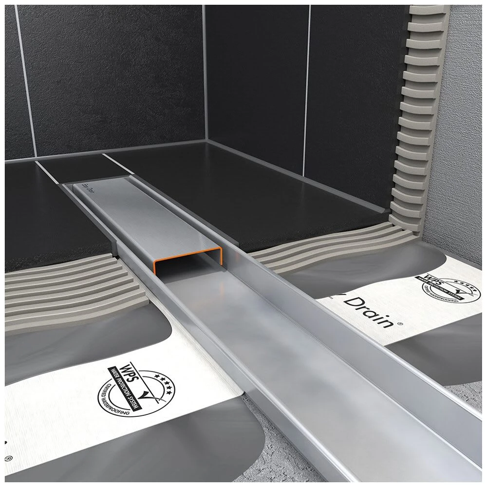 ESS Easy Drain Compact 50 FF Fliese 1000 Duschrinne Komplettset 3 ESS Easy Drain Compact 50 FF Fliese 1000 Duschrinne Komplettset