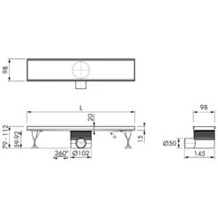 ESS Easy Drain Multi Abdeckungen Fixt 700 7 ESS Easy Drain Multi Abdeckungen Fixt 700 -Badwelt Verkauf hersteller ess duschrinnen easy drain multi 1005410