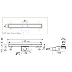 ESS Easy Drain Xs Nano 900 Duschrinne Komplettset 7 ESS Easy Drain Xs Nano 900 Duschrinne Komplettset -Badwelt Verkauf hersteller ess duschrinnen easy drain xs 967046