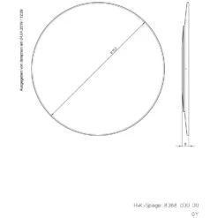 Frasco Klebespiegel Randlos, Rund Ø 15,3 Cm, 7- Fach Vergrößerung