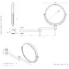 Frasco Wandspiegel, Rund Ø 20 Cm, 2-armig 1 Frasco Wandspiegel, Rund Ø 20 Cm, 2-armig -Badwelt Verkauf hersteller frasco wandspiegel ohne beleuchtung rund 2687716